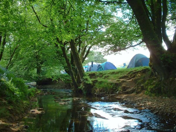 Westermill Farm Exmoor Camping campsite